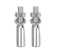 Spelonify Jeu de cales de pédalier en acier pour montage de pédalier de vélo - 8,5 mm et 9,0 mm goupilles de manivelle avec écrous et rondelles, boulon de plateau à engrenage fixe (9,0 mm)