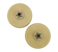 Spelonify Lot de 2 pignons de rechange pour tronçonneuse électrique 107713-01 717-04749 075752, engrenages internes en plastique pour une coupe lisse, blanc