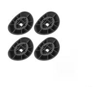 Spelonify Lot de 4 embouts de pied de piscine Coleman - Pièces de rechange pour modèles 2022+ - Marron - 40,6 x 122,9 cm - 48 x 122 cm - 50,8 x 122,9 cm - 61 x 132 cm - Base en plastique