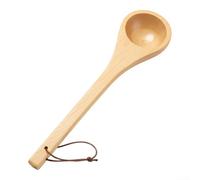 Spelonify Louche à Eau en Bois de cèdre - 38 cm - Résistante à la Chaleur - avec Cordon de Suspension - Accessoire de Sauna Traditionnel finlandais scandinave pour Seau