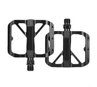 Spelonify Pédale avec piquet antidérapant pour éviter de glisser et améliorer le contrôle, fabriquée à partir d'alliage d'aluminium robuste et durable (DU noir)