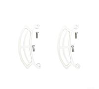 Spelonify Perchoir de rechange blanc pour mangeoire à oiseaux avec vis, accessoire de support d'extérieur robuste, pour un assemblage facile des pièces de rechange pour jardin, jardin, 13,3 x 12,3 x 4