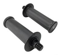 Spelonify Poignées de guidon de vélo stationnaire, poignées de rechange filetées de 2,4 cm, poignées de rechange antidérapantes, couvre-barres d'entraînement d'intérieur, équipement de gym