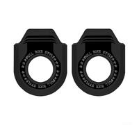 Spelonify Protections de bras de manivelle de vélo résistantes aux rayures 38 mm x 14 mm pour vélo de route (type A, noir)