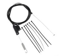 Spelonify Sturdy 946-04728A Câble d'entraînement pour et pour tondeuses à gazon autopropulsées Troy, pièce de rechange de 190 cm avec clip anti-détachement, noir