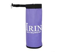 Spelonify Support de baguettes réglable avec pince, étui en tissu 600D pour 8 paires, sac sécurisé pour accessoires de percussion, sac portable pour batteur (violet)