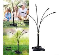 Spelonify Système de refroidissement brumisateur extérieur avec hauteur et direction réglables, kit de brumisation de jardin de 8 m pour terrasse, piscine, barbecue, jeux d'eau pour enfants et animaux