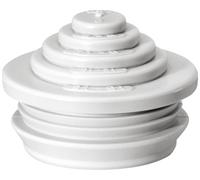 Spelsberg 21642001 Raccord cannelé plastique gris clair