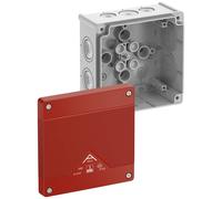 Spelsberg 80670001 Boîte de dérivation (L x l x H) 127 x 127 x 70 mm gris, rouge IP66 1 pc(s)