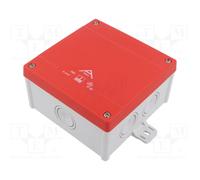 80670101 Boîtier : boîte de jonction X : 127 mm Y : 127 mm Z : 70 mm IP66 gri...