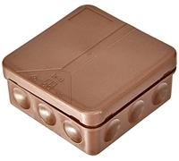 Spelsberg AK3-AT1-GL-M-X Lot de 5 boîtes de dérivation 2K-12-L/br vides Marron Rouge pour Montage Mural/Plafond