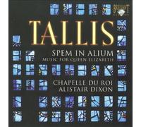 Spem in Alium Music for Queen by Tallis, T. [Audio CD] NEUF