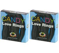 Spencer & Fleetwood Candy Love Rings Lingerie Comestible (Lot de 2)