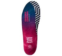 Spenco Ground Control High Arch Insole - Support élevé avec talon découplé | Semelles à retour d'énergie | Réduit la pronation | Idéale pour les actifs - 1 paire - Taille EU 42-44