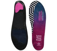 Spenco Ground Control Medium Arch Insole - Rembourrage de soutien avec talon découplé | Semelles à retour d'énergie | Réduit la pronation | Idéale pour les actifs - 1 paire - Taille EU 36-38