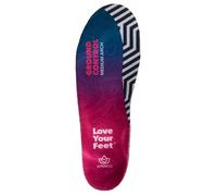 Spenco Ground Control Medium Arch Semelles - Inserts Pour Contrôle De La Pronation Et Soutien De La Voûte Plantaire, Retour D'Énergie, Idéal Pour Course, Marche Et Sports,EU 44-46,Multicolore
