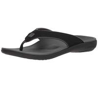 Spenco Men's Yumi Plus Sandal, Carbon/Pewter, 8 Wide US