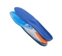Spenco Semelles Gel Confort - Conception Triple Densité avec Support de Voûte & Coussin Talon - Gel TPR pour Absorption Chocs, Contrôle Odeurs & Confort Quotidien | Homme & Femme - Taille UK 11-12