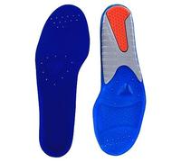 Spenco Semelles Performance Gel - Longueur Complète | Bleu/Gris, EU 40-42, ajustement bas, soutien de voûte réduit, soutien gel avancé, confort quotidien