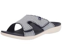 Spenco Women's Kholo Stripe Slide Sandal, Nautical Navy, 5.5