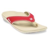 Spenco Yumi Flip Flop Sandale Homme, Véritable Rouge, 36 EU (Taille fabricante: 5)