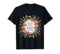 Spend Time with God Everyday Prière de dévotion |- T-Shirt