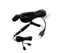 SPENFiLY Kit de répéteur IR étendu - 3 m - Répéteur infrarouge TV - Câble d'extension avec transfert USB (contrôle de 2 appareils)