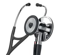 SPENGLER Cardioprestige II, Stéthoscope de Diagnostic Médical, Double Pavillon en Acier inoxydable, Qualité Acoustique Exceptionnelle, Confortable, Polyvalent