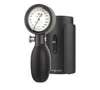 SPENGLER Mobi, Tensiomètre Mécanique pour Mesure de la Pression Artérielle, Précis, Fiable, Résistant, Mécanisme Horloger, Poire Grand Volume, Connectique Aimantée, Brassard M Fourni (Noir Carbone)