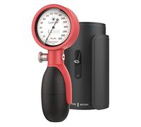 SPENGLER Mobi, Tensiomètre Mécanique pour Mesure de la Pression Artérielle, Précis, Fiable, Résistant, Mécanisme Horloger, Poire Grand Volume, Connectique Aimantée, Brassard M Fourni (Rouge Corail)