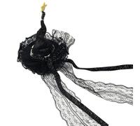 Spenlly Pince à cheveux d'Halloween pour bébés filles, pinces à cheveux crocodile en maille pour filles, enfants, fête d'Halloween, bal de fin d'année, chapeau