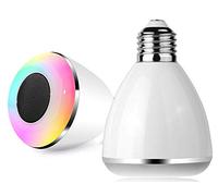 SPEQ Bluetooth Smart LED bulbo SP-233 con despertador LED de función + Música y el adaptador de E14