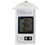 Sper Scientific Thermomètre numérique compact min/max 800121 - Enregistreur de température large plage avec écran LCD transparent - Idéal pour les laboratoires, le stockage des aliments, le CVC et les