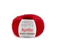 Sperenza Katia - Pelote de laine à tricoter BASIC MERINO - Katia - Rouge 4