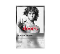 SPERKY Poster d'album de musique The Very Best of The Doors. Impression sur toile pour décoration murale de salon, chambre à coucher, style sans cadre, 20 x 30 cm