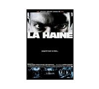 SPERKY Poster de film La Haine sur toile - Décoration murale pour salon, chambre à coucher - Style sans cadre - 50 x 75 cm