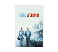 SPERKY Poster de film Le Mans 66 sur toile - Décoration murale pour salon, chambre à coucher - Style sans cadre - 30 x 45 cm