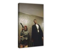 SPERKY Poster de film Leon The Professional sur toile - Décoration murale pour salon, chambre à coucher - Style cadre - 60 x 90 cm