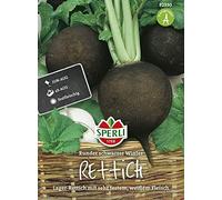 Sperli 82330 Graines de légumes Radis Rond Hiver Noir, Vert