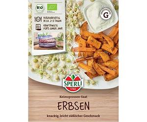 Sperli 85020 Bio Graines de petits pois 50 g goût légèrement sucré