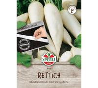 Sperli Graines de radis Rex 82317 - Graines de légumes à croissance rapide au goût doux et épicé. La variété permet un semis rapide et facile grâce à la bande de semence.