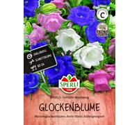 Sperli Mélange de graines de cloche SPERLI's 85446 - Fleurs remplies en blanc, vieux rose, rose et bleu, graines de cloche, adaptées aux abeilles, graines de fleurs, haut taux de germination, pour