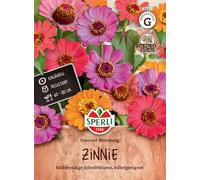 Sperli Mélange de graines de zinnia Forecast 87778 - Annuelle - Sirte résistante - Fleur coupée fleurie - Convient pour les pots - Graines, mélange de graines de fleurs