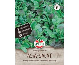 Sperli Salade asiatique de qualité supérieure - Mélange de 4 variétés de graines de salade asiatique - Résistantes à l'hiver toute l'année