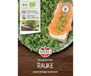 Sperli Semences microgreen BIO 84891 - La graine parfaite pour une fumée épicée et épicée toute l'année. La graine microverte prête à être consommée en 7 à 10 jours.