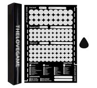 SPERMUOY Affiche Love Game à Gratter - 100 Idées de Soirées en Couple - Cadeau Créatif pour Petit Ami