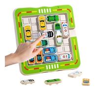 SPERMUOY Jeu de logique de parking, jeu de logique, avec 750 niveaux, Rush Hour, jeu de stationnement, jeu de voiture, jeu de patience, puzzle, jeux pour enfants à partir de 3 à 10 ans