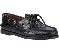 Sperry - "Authentic 2" Chaussures bateau pour femme, Cuir FS11990 (36,5 EU) (Noir)