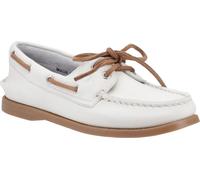 Sperry - "Authentic 2" Chaussures bateau pour femme, Cuir FS11990 (37,5 UE) (Blanc/caoutchouc rose)