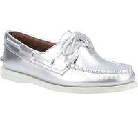 Sperry - "Authentic 2" Chaussures bateau pour femme, Cuir FS11990 (40 EU) (Argent)